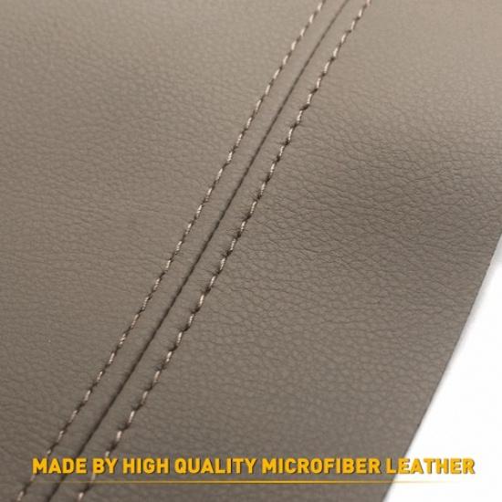 Console Lid Pull Over Armrest Cover Leather for Toyota 4Runner 1996-2002 Tan