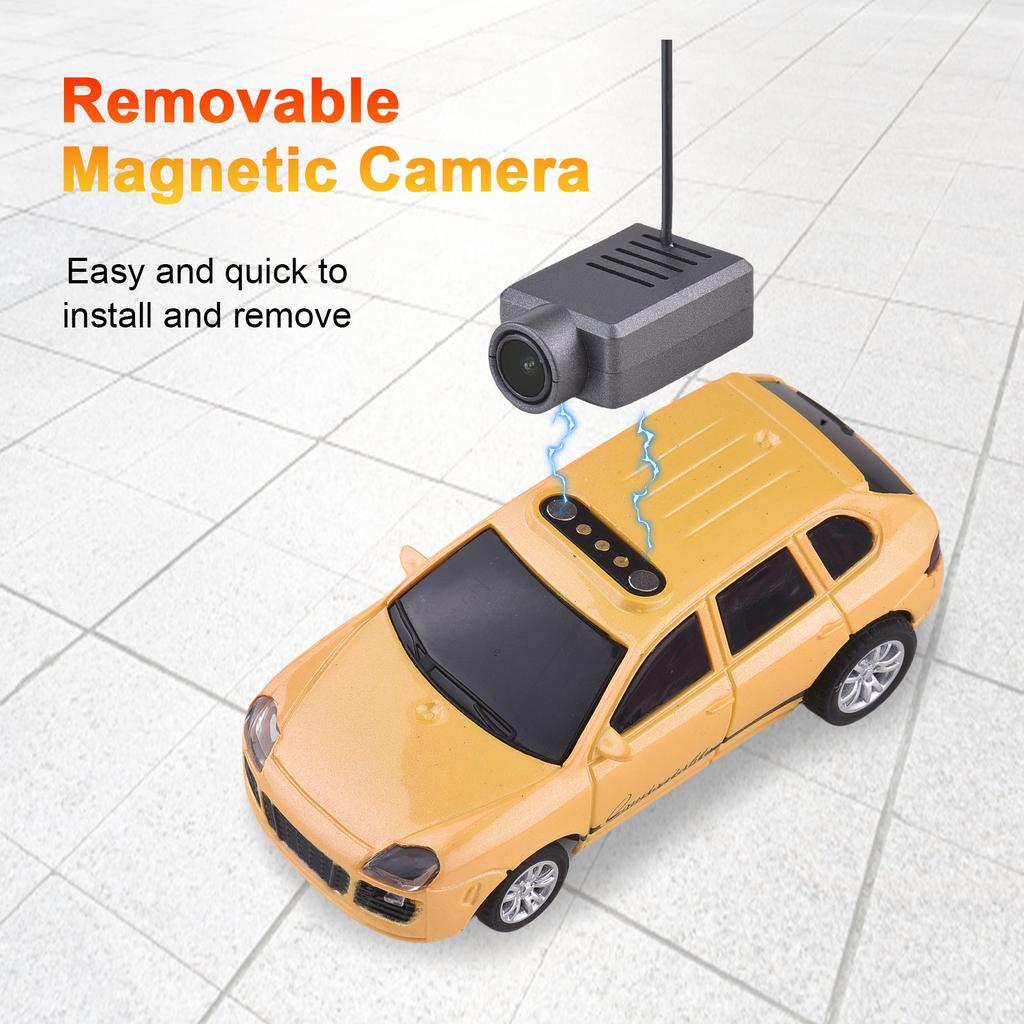 Remote Control Car with 720P HD WiFi Camera, Gyro, Ambient Lights, and VR Mode, Mini APP Controlled Toy for Boys Girls