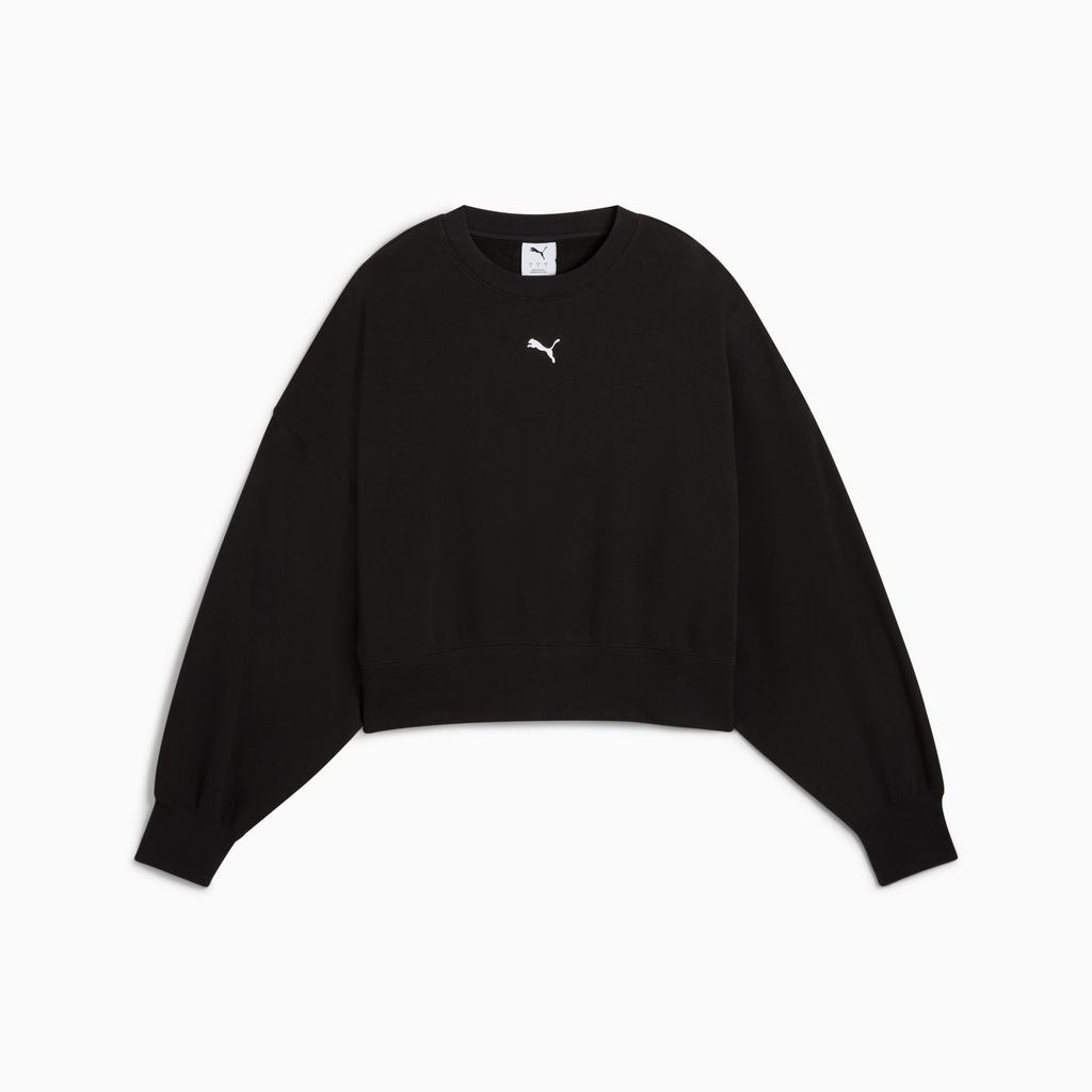 Puma WARDROBE ESS OVER-OVERSIZED TR women's sweatshirt black 62974801 size XL