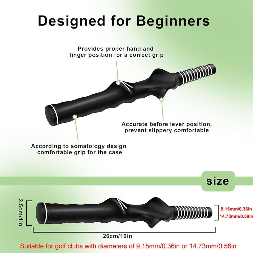 Left-Handed Golf Club Grip Black Golf  Trainer Grip New Non-slip Grip  Children Teenagers