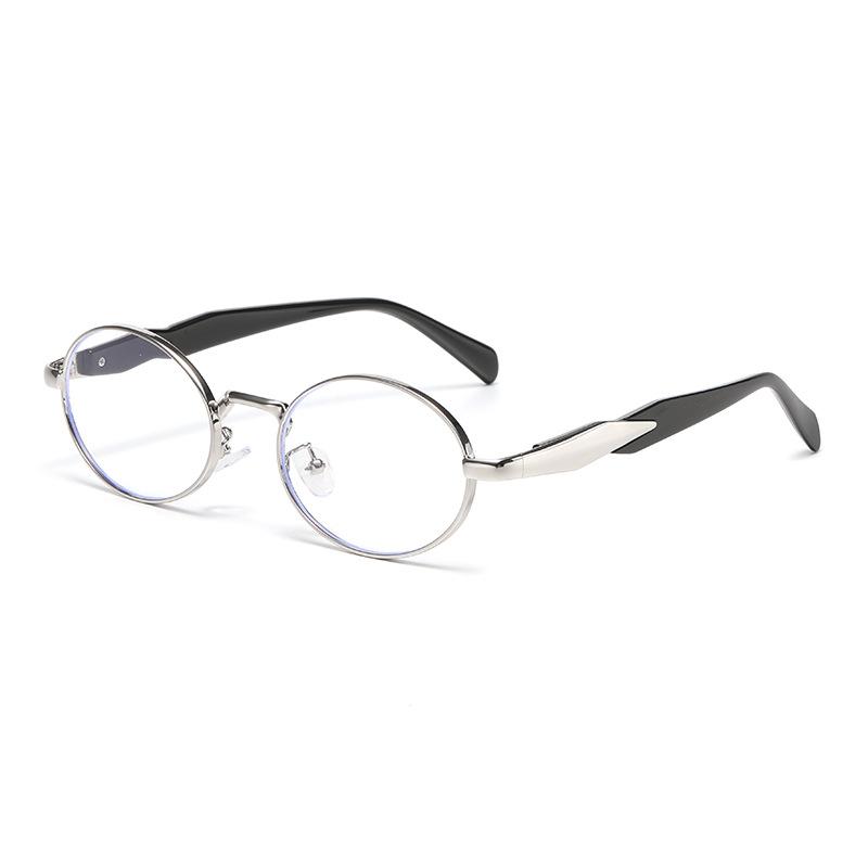 New Vintage Oval Metal Sunglasses Women New Fashion Retro Sun Glasses Female Brand Designer Ins Trendy Eyewear Male Uv400