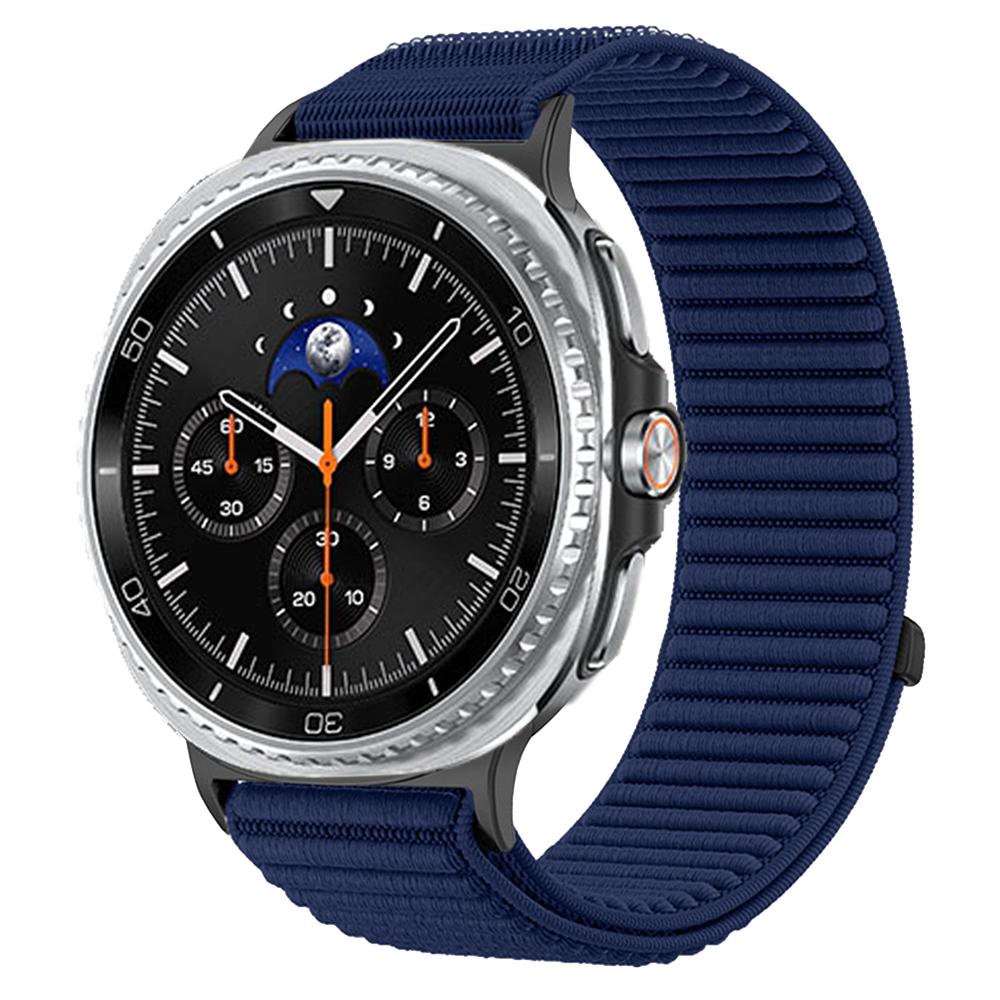 

Нейлоновые волнистые ремешки для Samsung Galaxy watch 8 40мм-44мм/8 classic 46мм Умный браслет Аксессуары для ремешка Samsung Galaxy Watch Watch 8 40-44-46mm темно-синий