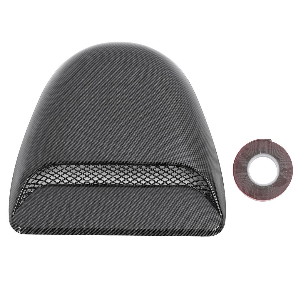 Huvscoop Racingstil Bil Lastbil Universal Klistra Typ Luftintagsventil Tillbehör Kolfiberstil
