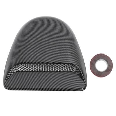Hood Scoop Racing Style Car Truck Universal Paste Type Air Intake Vent Accessories Carbon Fiber Style