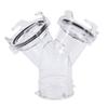 Y Shaped Sewer Pipe Connector High Efficiency Standard 3 Inch Interface RV Wye Sewer Hose Fitting