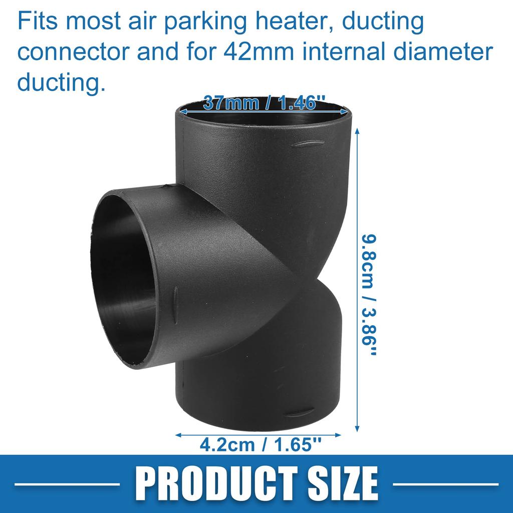 A ABSOPRO T Piece Duct Air Duct Connector Straight Air