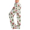 Women's Drawstring Christmas Printed Casual Pants