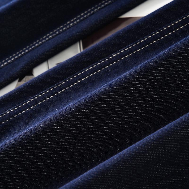 Denim Blue High-Waisted Slimming Wide-Leg Jeans, Floor-Length Straight-Leg Women's 2025 Spring Casual Pants