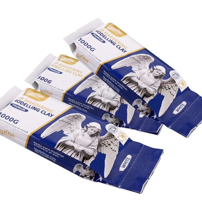 500g/1000g Kids' Air-Dry Stone Clay No-Bake DIY Modeling Clay for Sculpting Handmade Figurines Soft Craft Art