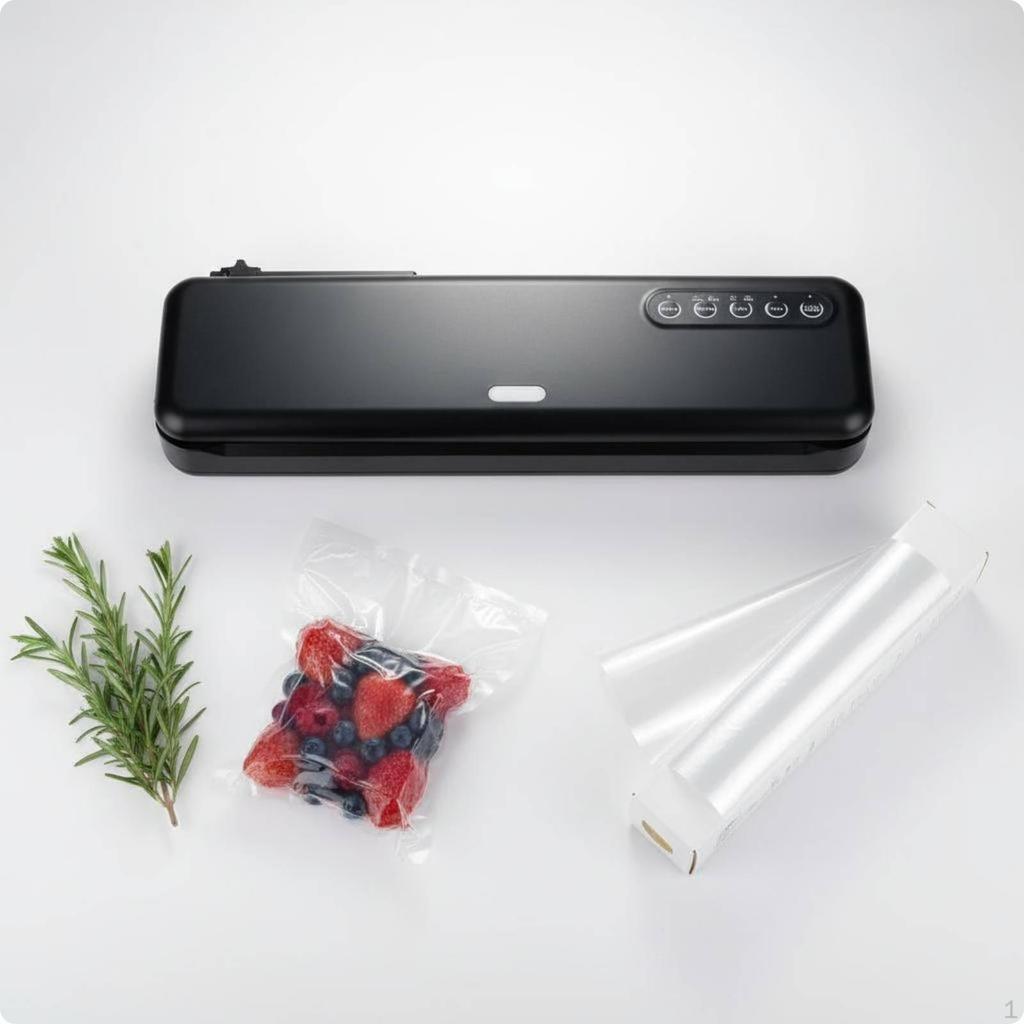 Vacuum Sealer Dry and Wet Use Food Strong Suction Bag Sealing White
