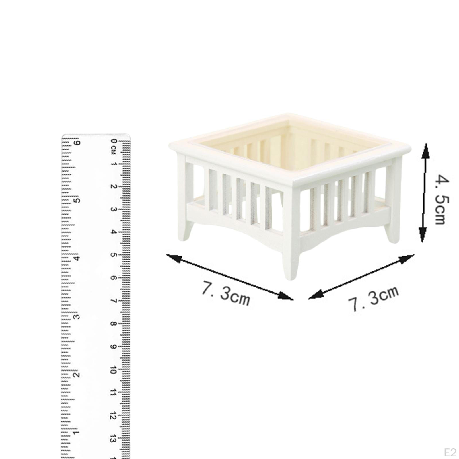 1/12 полый журнальный столик для кукольного домика — фото 7