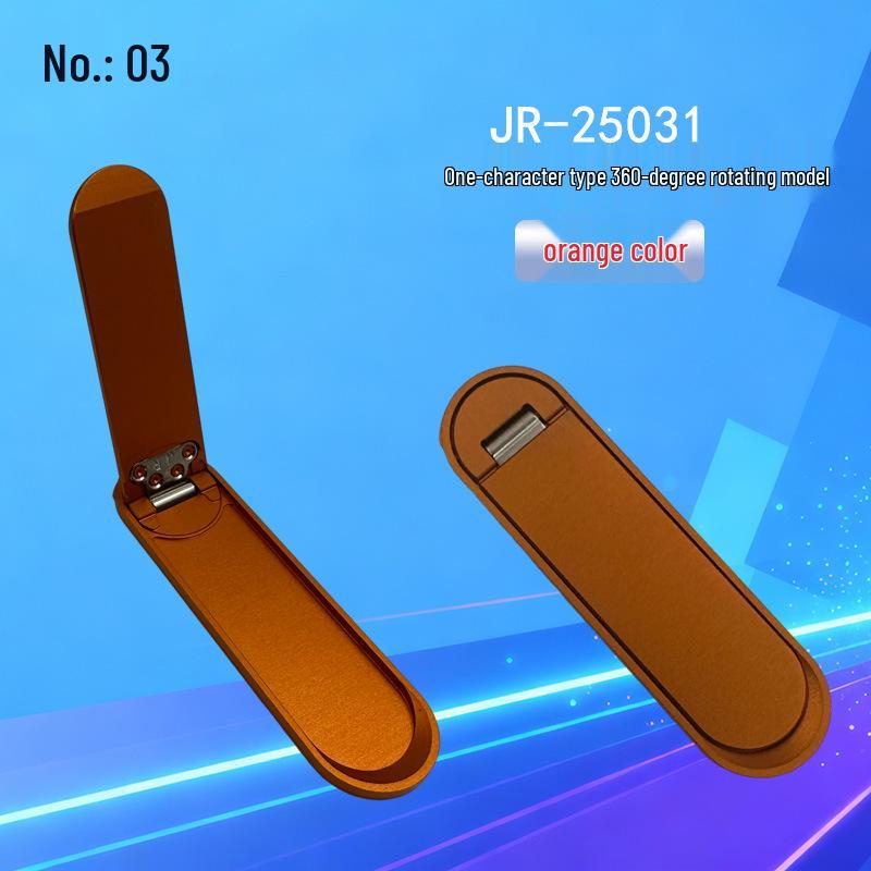 

Aluminum Alloy Rotating Foldable Stand Back Sticker Case for iPhone 17 Pro Max 360° Rotating Bracket оранжевый