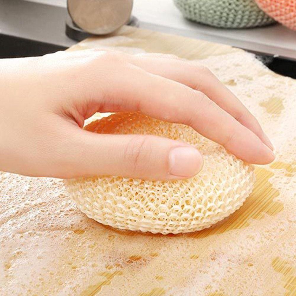 Soft Wash Loofah Sponge No Hurt Scrub Sponges Sponge Scrubber Cleaning Ball  Washing Dish Pot