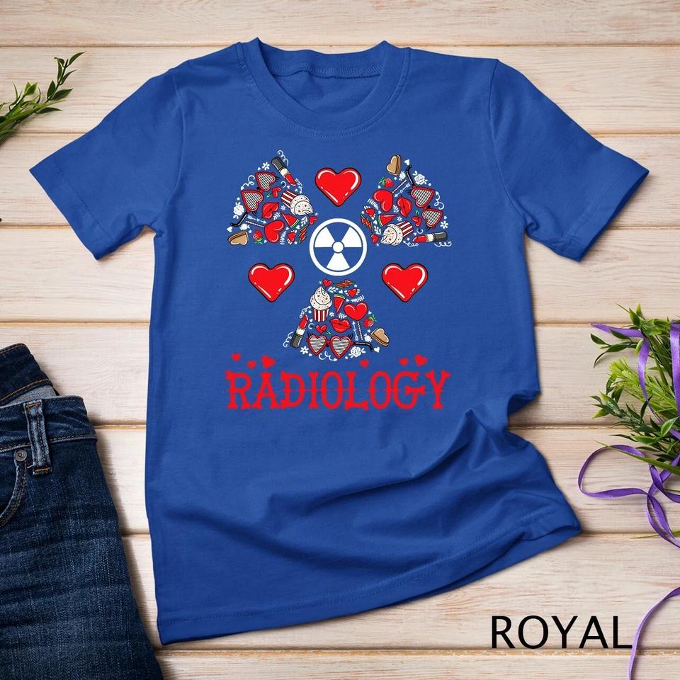 Valentine Couple Radiology Rad Tech Radiologist Xray T-Shirt Unisex T-shirt 10 XL