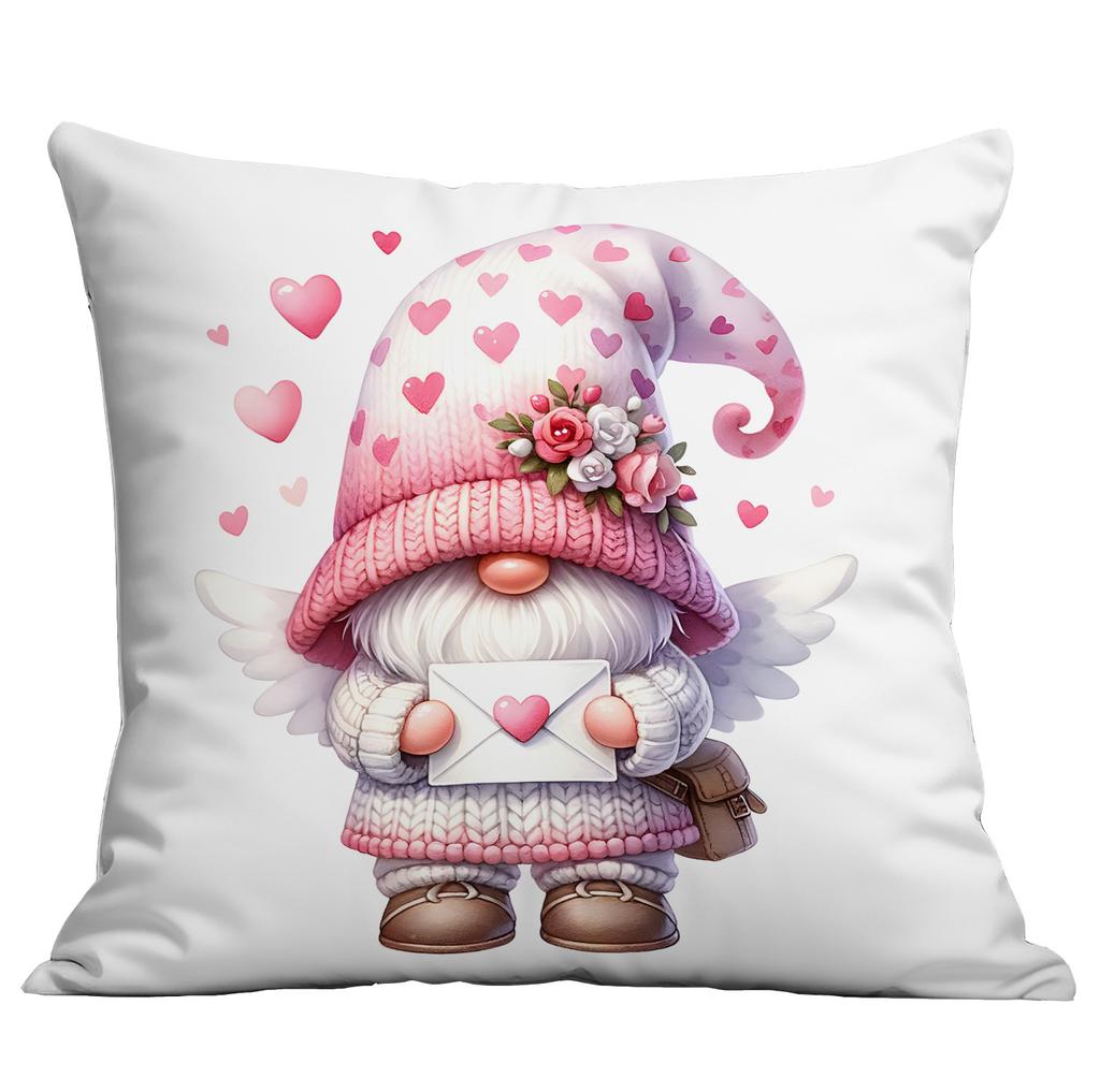 New Valentine's Day Push Pillow Cute Cupid Pink Push Pillow Cover Home Push Pillow Cover