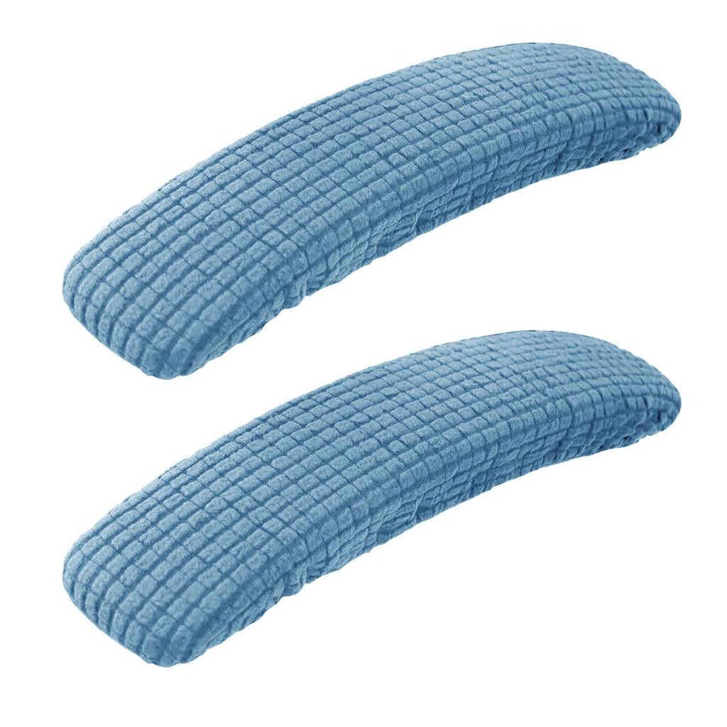 1 Pair Office Chair-Arm Cover Dustproof Stretchable Stain Resistant Spandex Stretch Computer Chair Arm Slipcover