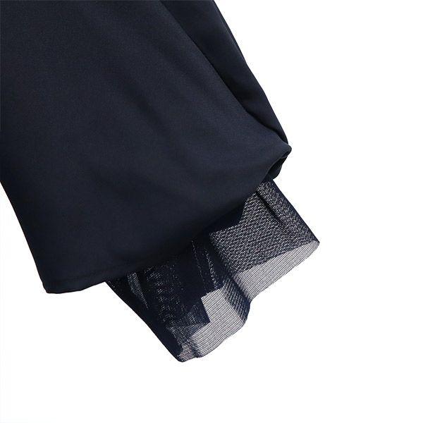 unused Viaggio Blu 7 minutes sleeve blouse 1 Navy shirt Women Used