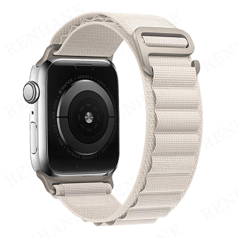 Alpine Loop Nylon Band for Apple Watch Strap 49mm 45mm 41mm 44mm 40mm 42mm 38mm Metal G-Hook Bracelet IWatch Ultra 34 5 SE 6 7 8 Strap
