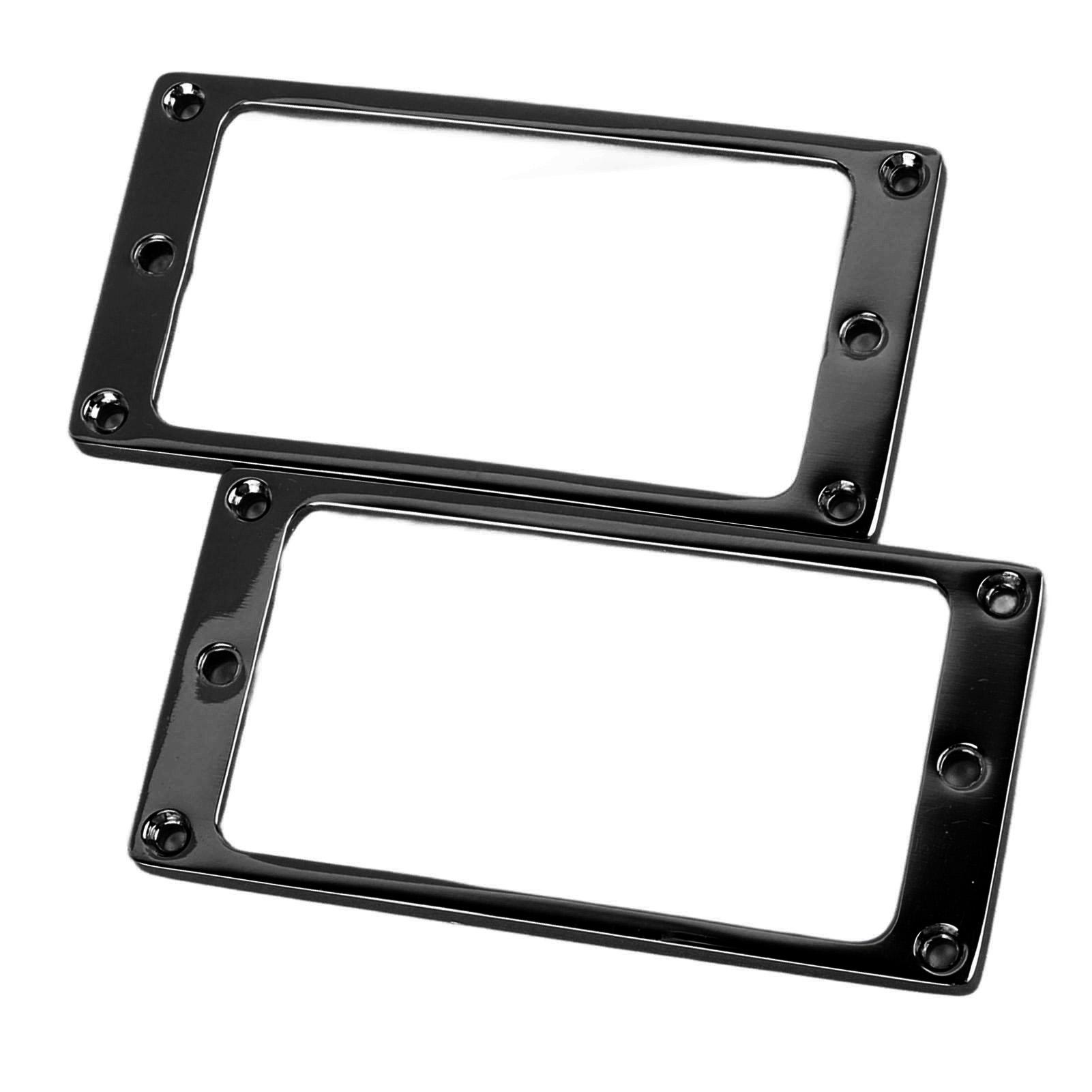 2PCS Electric Guitar Pickup Frame Zinc Alloy Flat Pickup Mounting Cover 4x4mm