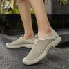 Fashion Slip On Casual Shoes for Men Comfortable Walking Shoes Mens Breathable Loafers Thin Bottom Mesh Lightweight Driving Moccasins