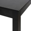 Vidaxl Stolik Barowy Z Mdf, Czarny, 55 X 55 X 107 Cm