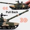 1:32 ZTZ-99 Main Battle Tank Model Toy Car Pull Back Sound Light Alloy Tracked Simulated Armored Vehicle Models Hobby Ornament
