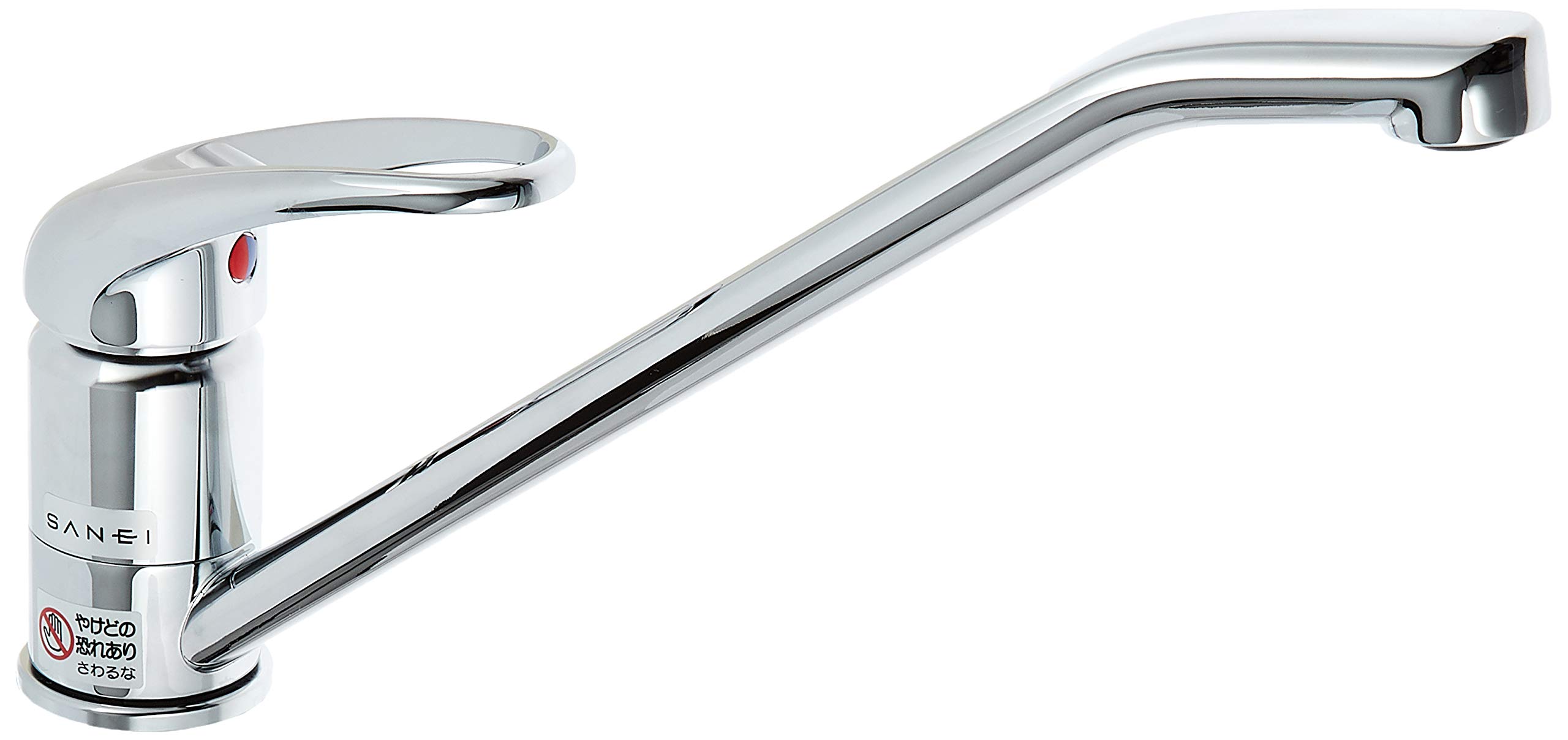 

Однорычажный кухонный смеситель SANEI с аэрированной струей, установка на болт (Модель K87110JV-13)