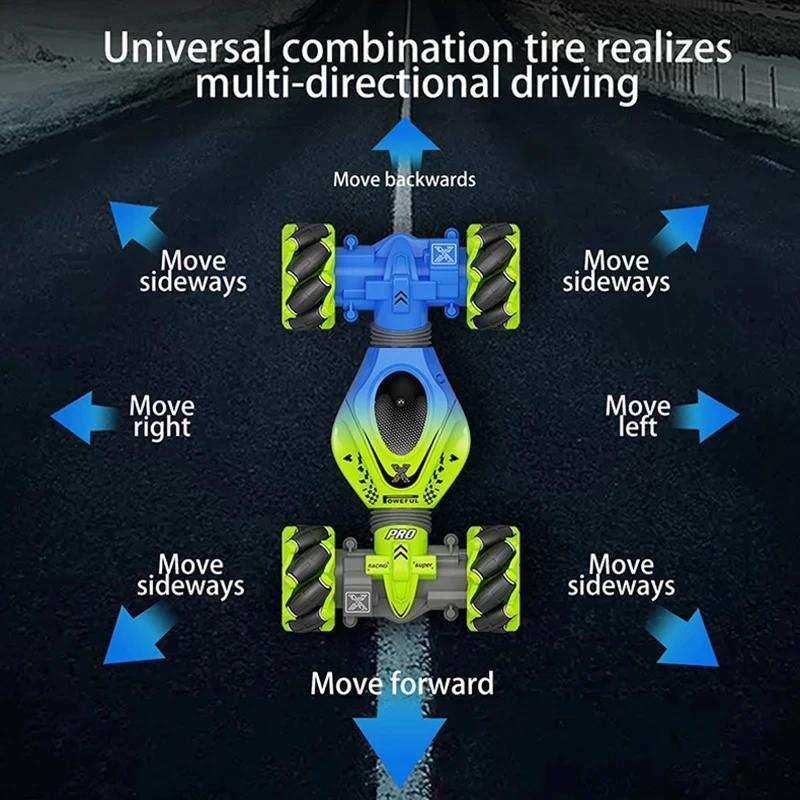 Rc Car Toy 2.4g Radio Remote Control Cars Rc Watch Gesture Sensor Rotation Twist Stunt Drift Vehicle Toy For Children Kids
