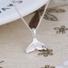 925 Silver Fashion Personality Mermaid Tail Necklace Female Korean Version of Simple Clavicle Chain