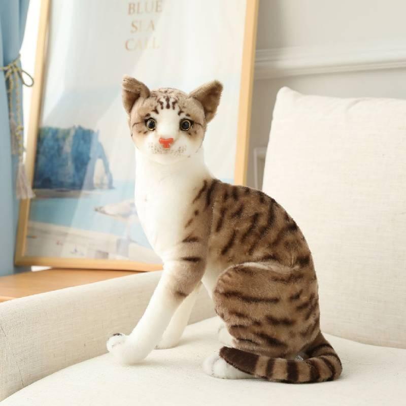 Toys Plush Cat Stuffed Dolls Siamese Cats Home Decoration Kids Gift Cartoon