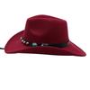 Minority Top Hat Western Cowboy Hat Turquoise Jazz Hat Guozhuang Dance Felt Hat Sun Hat Men And Women