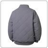Men's 2025 Cross-border Diamond Plaid Stand Collar Jacket - Autumn/Winter Warm, Velvet-Lined Cotton Coat