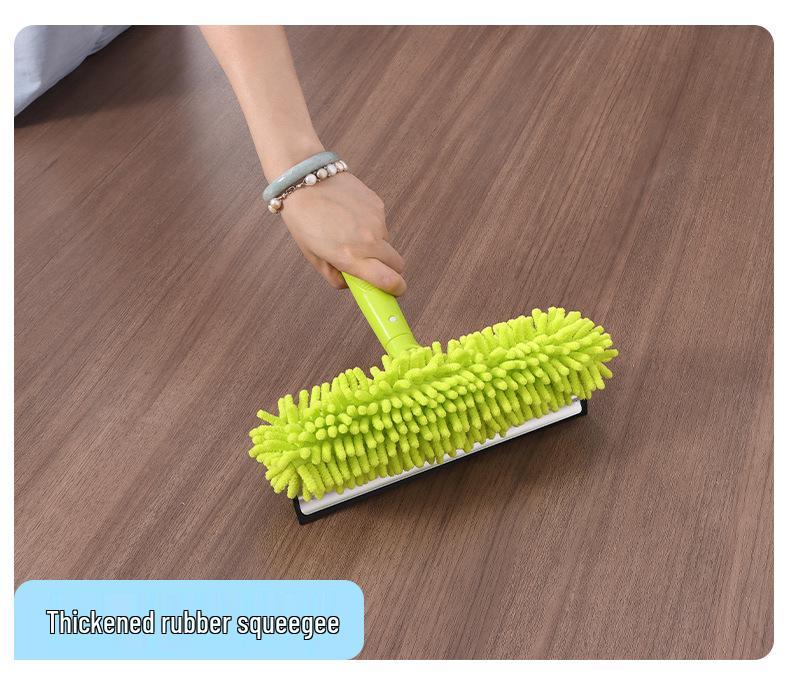 Dual-Sided High-Rise Glass Cleaning Wiper: 2-in-1 Splicing Pole & Window Scraper Artifact