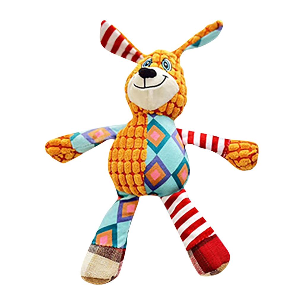Hundplyschleksaker Hundtugg leksaker Husdjurs pip leksaker Med tugg Starka plysch Hundleksaker Med pip Valp Tänder leksaker