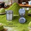 Feuchtigkeitsdichte Matcha-Pulverdose 1 Stück Dicke Blechdose Versiegelter Mini-Behälter Tragbar Auslaufsicher Gewürz-Tee-Lagerung für Reisen