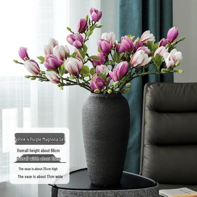 Artificial Magnolia Flower Arrangement for Home Decor