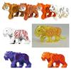 Afrikanische Wildtiere Zoo Bausteine Figuren Zubehör Säbelzahntiger Löwe Elefant Wolf Ente Spielzeugmodelle Kindergeschenk Spielzeug K93