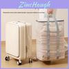 Transparent Clothes Storage Bag With Reinforced Handles For Bedroom Organization And Moving