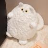 Stuffed Animal Plushie Cat Stuffed Animal Fat White Black Plush Cats Toys Cuddly Companions Round Pillow Toys For Girls