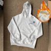 Unisex Hoodie mit Schneeflocken-Stickerei: Herbst/Winter Amerikanischer Streetstyle Locker sitzender Pullover