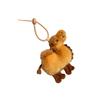 Chaveiro Prático de Camelos de Pelúcia Pingente para Pendurar em Bolsa Macia Textura de Pelúcia Presente Criativo para Crianças Adultos Lembrança