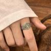 Adjustable Open Ring With Ancient Egyptian Eye Of Horus Motif Retro Vintage Bohemian Style Unisex Jewelry Men Women