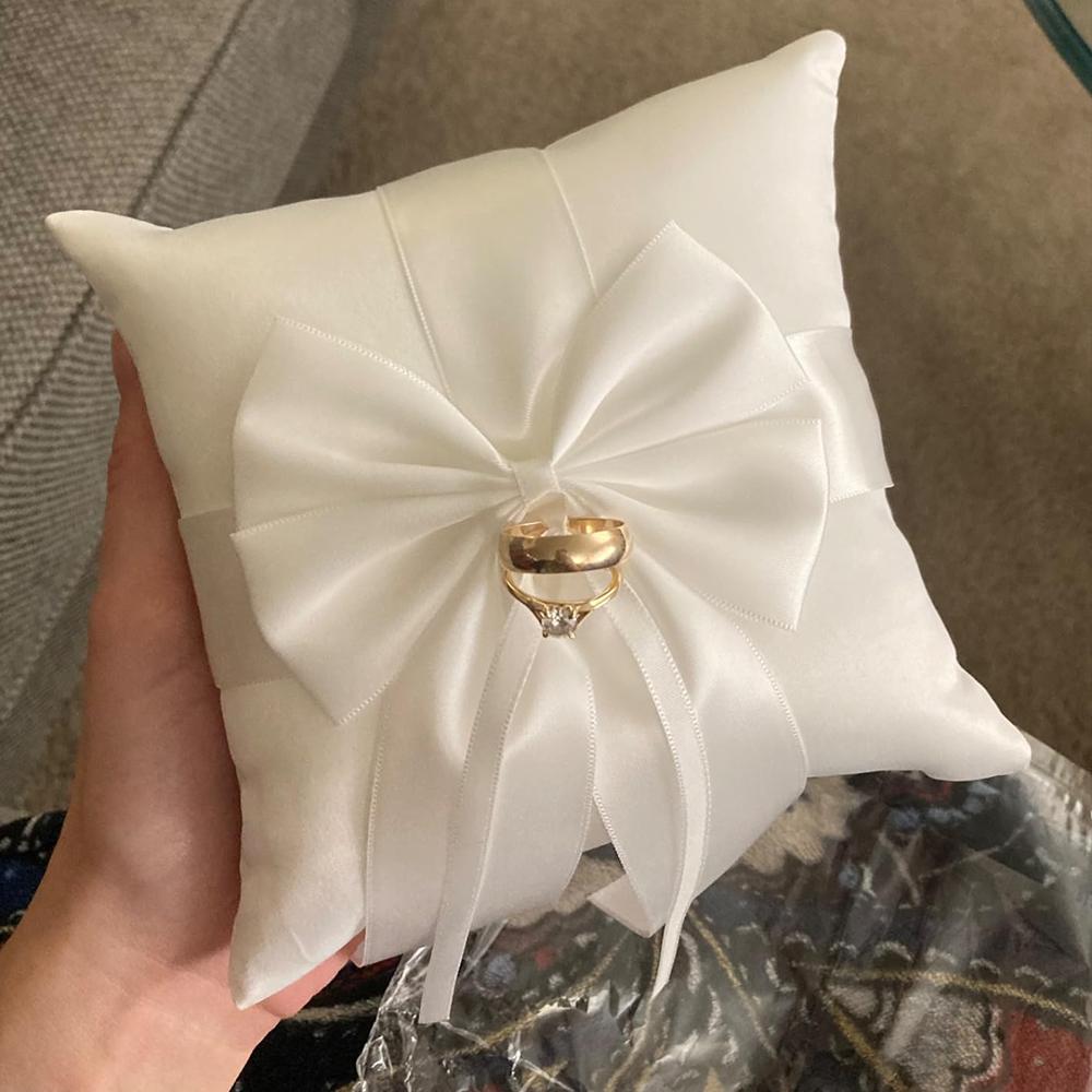 Custom Wedding Ring Pillow Smith Ring Bearer Pillow Proposal Ring Bearer Holder Wedding Party Ceremony Bridal Shower Engagement