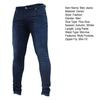 Středně vysoký zip Fly Multi Kapsy Muži Džíny Jaro Podzim Slim Fit Tužka Denim Kalhoty Streetwear