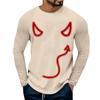 Halloween 3D Digital Printed Men's Casual Base Shirt PLUS SIZE T-Shirts (men’s)