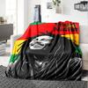 Bob Marley Personalizovaná deka se jménem Dárková personalizovaná deka Měkká teplá útulná Všestranná pro ložní prádlo obývací pokoj pohovku gauč Celoroční použití