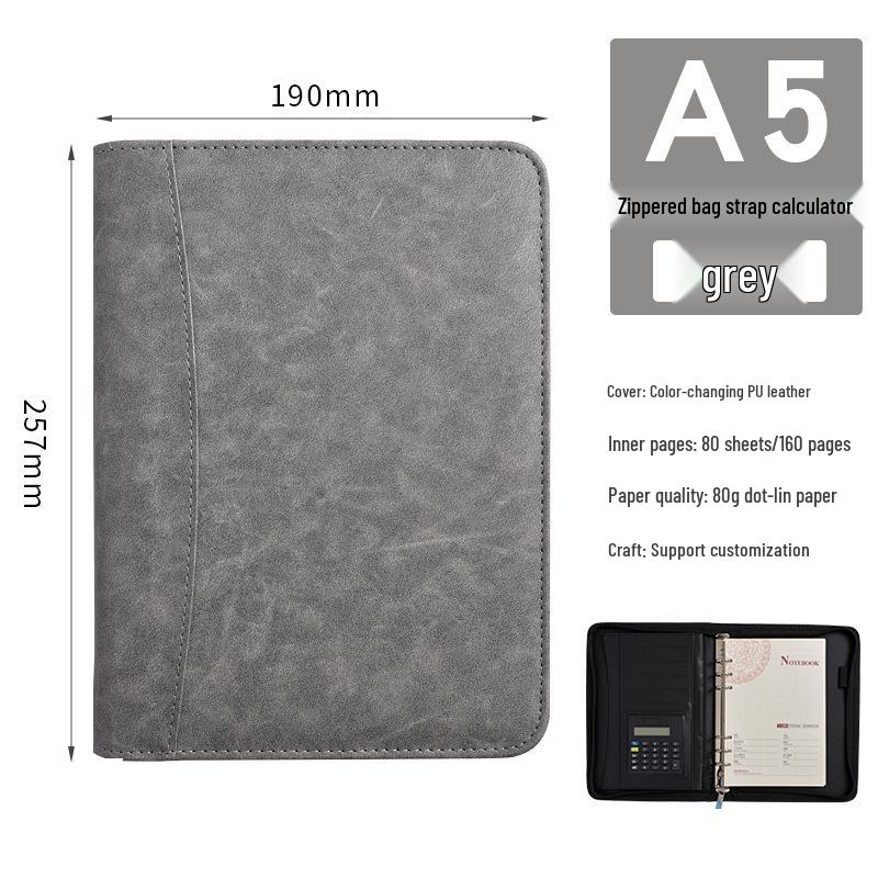 

А5 B5 Бизнес Папка-органайзер на молнии и папка для документов