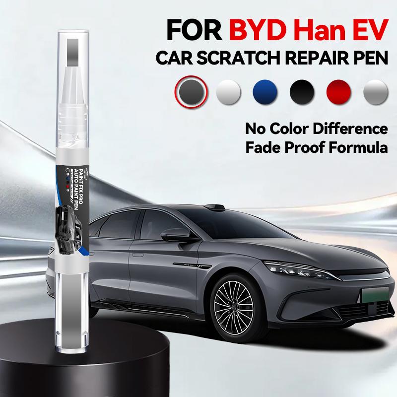 

For BYD Han EV Car Paint Repair Pen Touch Up Scratch Remover DIY Auto Accessories Black Grey White Blue STD Red BYC Green Purple