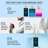 Bella Vita Luxury B.L.U Herren Eau De Parfum Flüssiges Parfüm Mit Zitrone, Apfel, Moschus|Frischer, Erfrischender, Energiegeladener Langanhaltender Edp Duft.