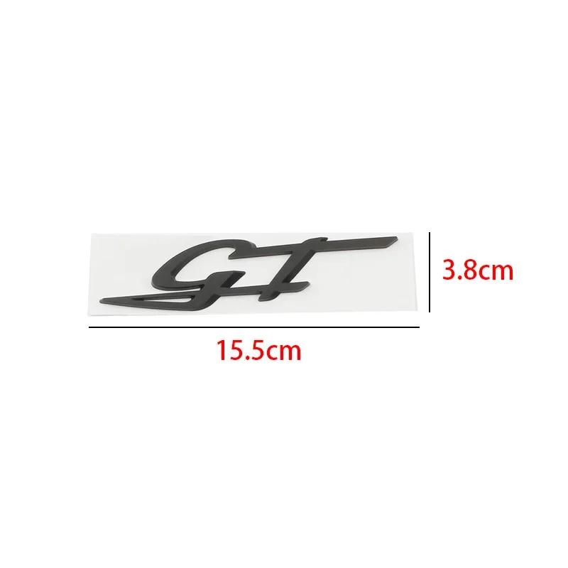 Car 3D ABS GT Logo Decals Emblem Badge Sticker For Maserati Levante Quattroporte Ghibli Modena GT MC20 2023 Styling Accessories